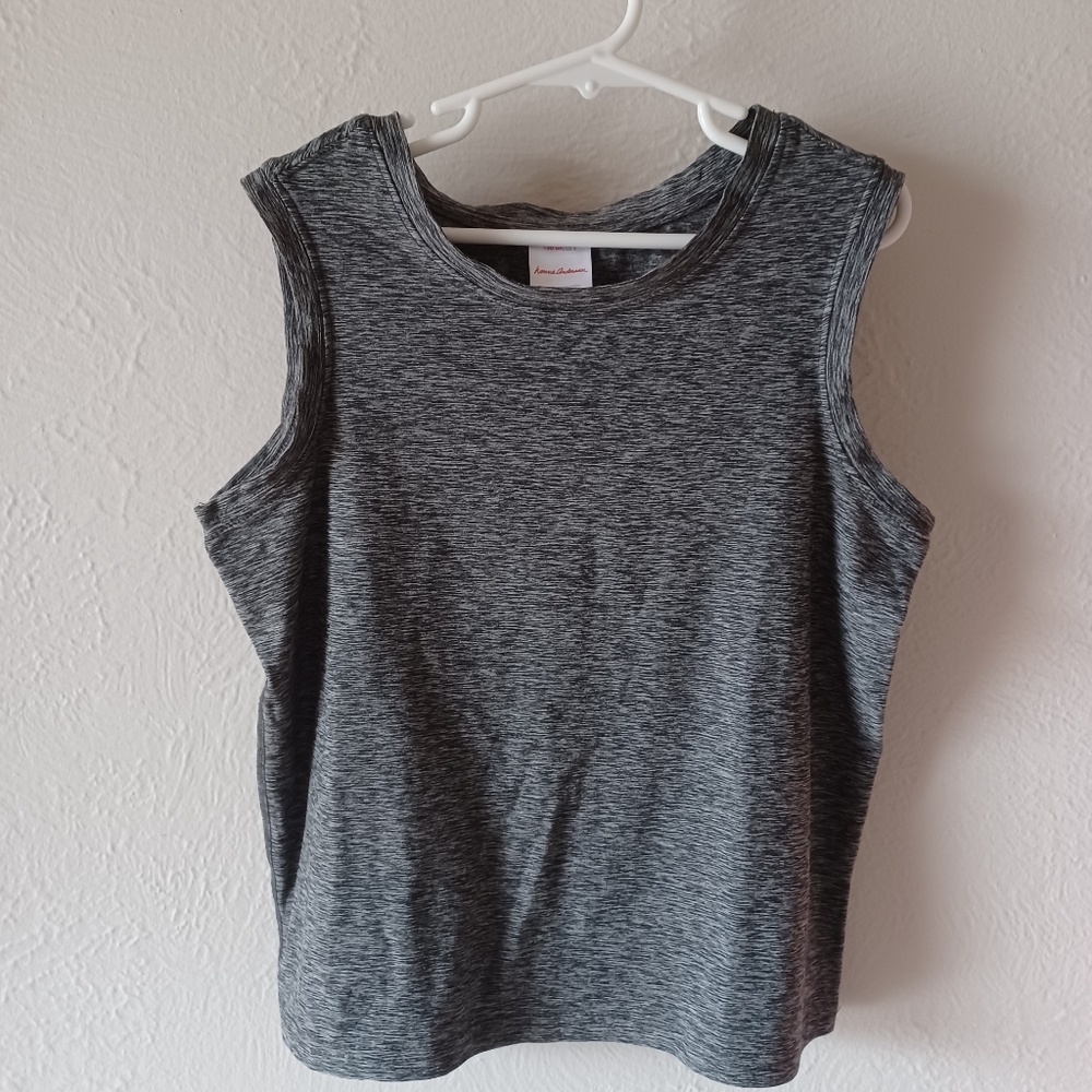Hanna Andersson Marled Grey Athletic Tank Top Size 8, 130cm